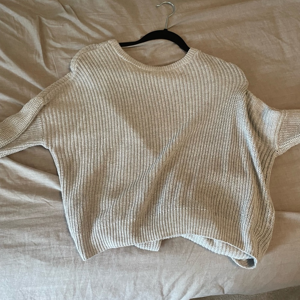 Grey Hollister Sweater